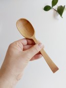 Cucchiaio artigianale in legno di ciliegio L 20 cm