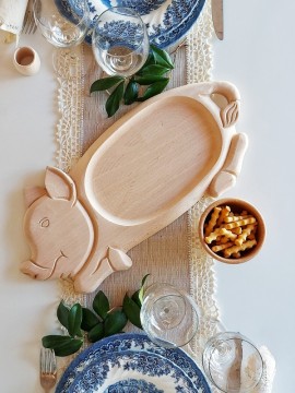 PLATAN ROOM Set di 3 ciotole in legno di faggio, 16 cm, 18 cm, 20 cm,  piatti in legno di faggio massiccio : : Casa e cucina