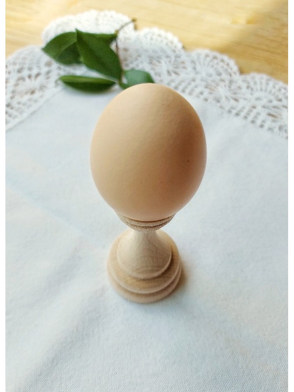 Porta uovo, porta candela ini legno di faggio - H 7.5 cm