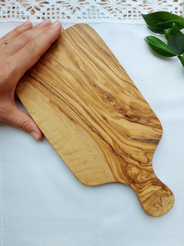 Tagliere in legno di olivo massello