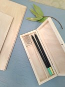 Astuccio porta penne con divisori 22x8,5x3,2cm per organizzazione