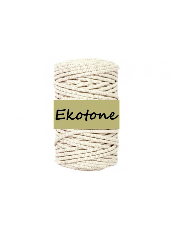 Ekotone 5mm COTONE NATURALE fettuccia cotone 100m per borse